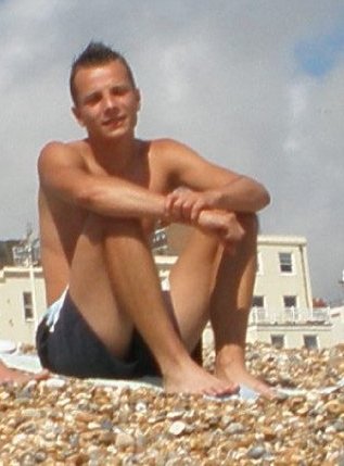 I think that we ALL liked the totty behind us on the beach heh!