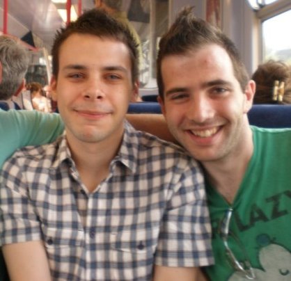 Mister Greg (r) and I